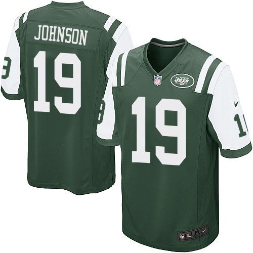 Men New York Jets #19 Keyshawn Johnson Nike Green Game Player NFL Jersey